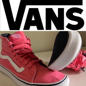 Vans Old Skool PINK Sk8 Hi Shoes